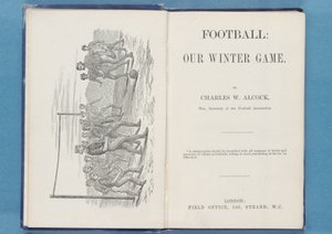 Frontispice de Football: Our Winter Game, par Charles W. Alcock, 1874