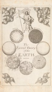 Frontispice de The Theory of the Earth par Thomas Burnet, Londres, 1684 - English School