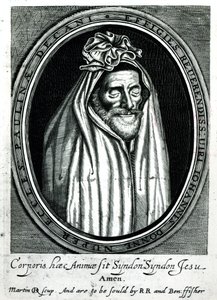 Frontispice de Deaths Duell par John Donne publié en 1632 - English School
