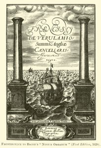 Frontispice du Novum Organum de Bacon