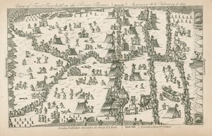 Foire sur la glace de 1814 - English School