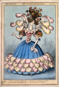 Tenue de soirée pour _ 1828 - Dédiée à la race plumée, 1828 - English School