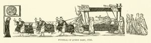 Funérailles de la reine Mary - English School