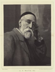 G F Watts, RA (gravure) - English School