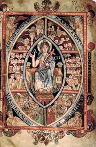 Christ en majesté, du Psautier d