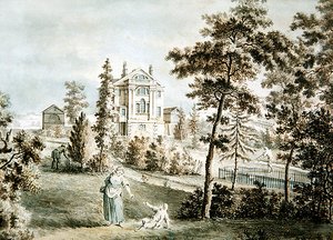 Pavillon de jardin dans un parc, c.1725