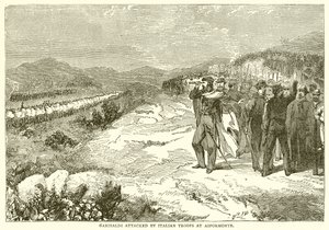 Garibaldi attaqué par les troupes italiennes à Aspromonte