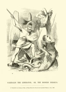 Garibaldi le libérateur; ou le Persée moderne - English School