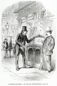 Garret-Master, ou fabricant de meubles bon marché, vers 1840