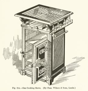 Cuisinière à gaz, par Charles Wilson and Sons, Leeds