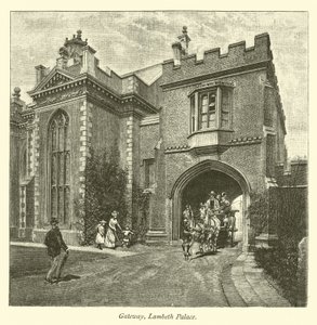 Porte, palais de Lambeth - English School