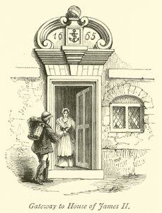 Porte de la maison de Jacques II