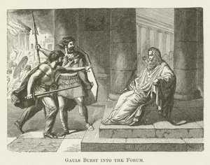 Les Gaulois envahissent le Forum