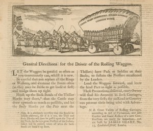 Directives générales pour le conducteur du chariot roulant - English School