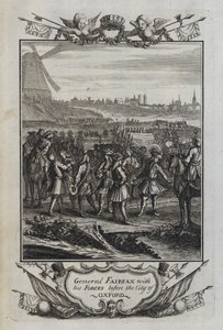 Le général Fairfax avec ses forces devant la ville d