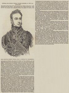Général Sir Robert Thomas Wilson, colonel des 15e dragons (gravure) - English School