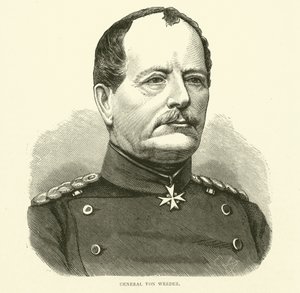 Le général Von Werder, septembre 1870 - English School