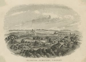 Vue générale du cimetière d