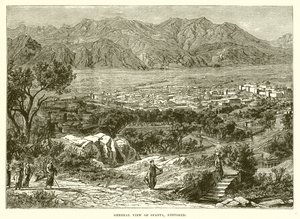 Vue générale de Sparte, restaurée - English School
