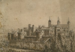 Vue générale de la Tour de Londres - English School