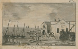 Vue générale des bains à Brighton - English School
