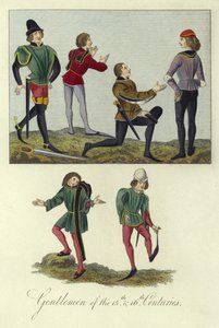 Gentilshommes des XVe et XVIe siècles - English School