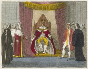 George III et les juges - English School