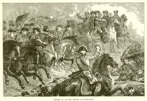 George II à la bataille de Dettingen