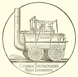 La première locomotive de George Stephenson - English School