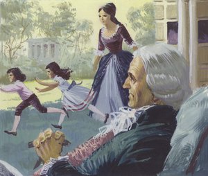 George Washington dans la vieillesse - English School