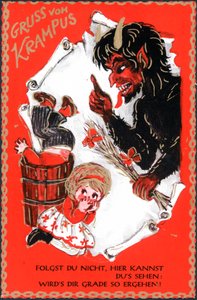 Carte de Noël allemande - English School