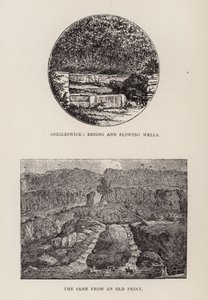 Giggleswick, puits intermittents (gravure) - English School