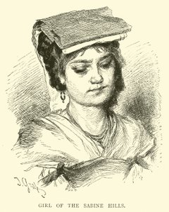 Fille des collines sabines