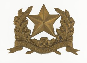 Insigne de Glengarry, vers 1874-81