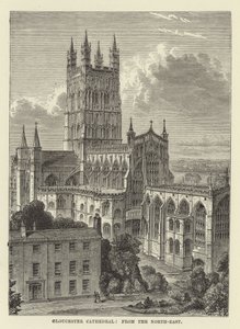 Cathédrale de Gloucester, vue du nord-est