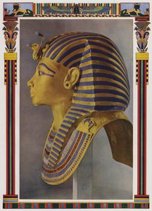 Masque funéraire en or de Toutankhamon, découvert dans la tombe du pharaon par Howard Carter en 1922
