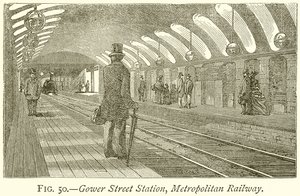 Station de Gower Street, Metropolitan Railway