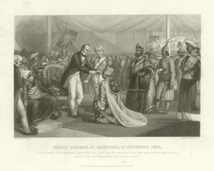 Grand Durbar à Cawnpore, 3 novembre 1859 - English School