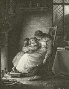 Grand-mère endormie - English School
