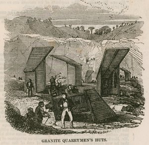 Cabanes des carriers de granit, Rubislaw, Aberdeen