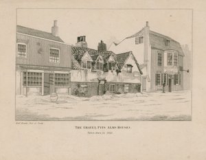 Gravel Pit Alms Houses, Notting Hill Gate, Londres - English School
