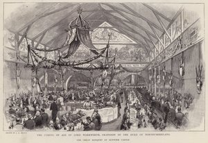Grand banquet au château d