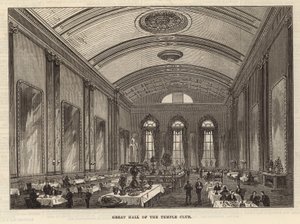 Grand hall du Temple Club, Londres