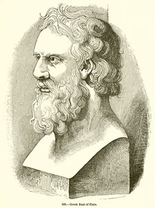 Buste grec de Platon