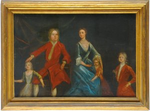Portrait de groupe de la famille Arundell de Wardour - English School