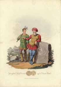 Gurm Gamle, roi du Danemark, et un jeune danois