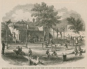 Gymnases et terrain de jeu des enfants de la Home and Colonial Infant School Society - English School