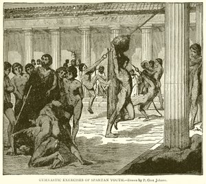 Exercices gymniques de la jeunesse spartiate