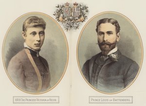 SAR la princesse Victoria de Hesse et le prince Louis de Battenberg