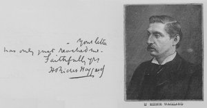 H Rider Haggard